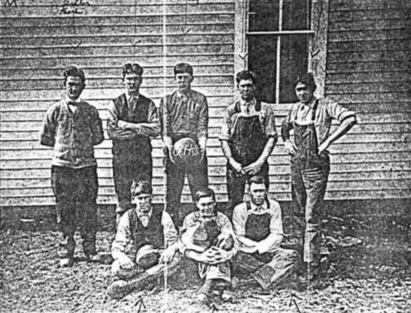 Urbana basketball team, 1912
