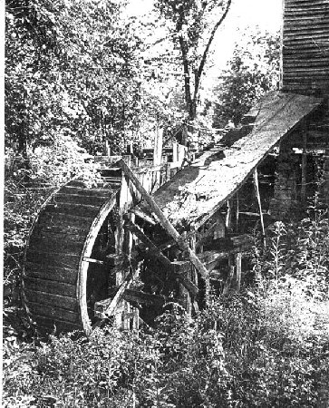 Melvin Hurst Mill water wheel